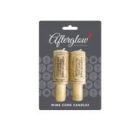 Afterglow Wine Cork Candles 2pac