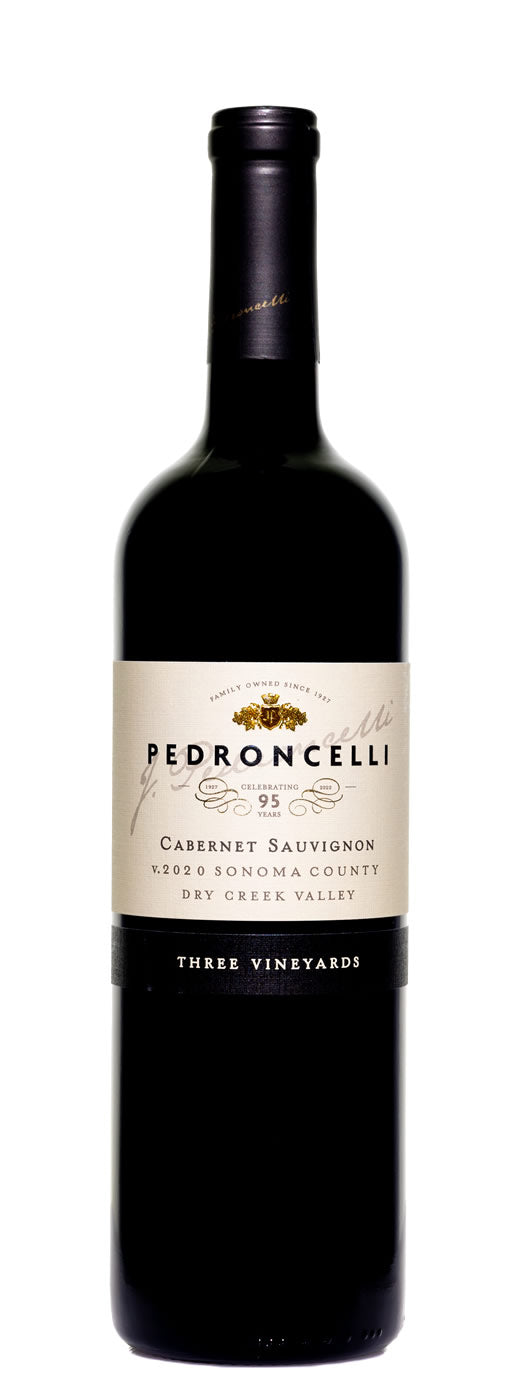 Pedroncelli Three Vineyards Sonoma Cabernet Sauvignon 2020 image 0
