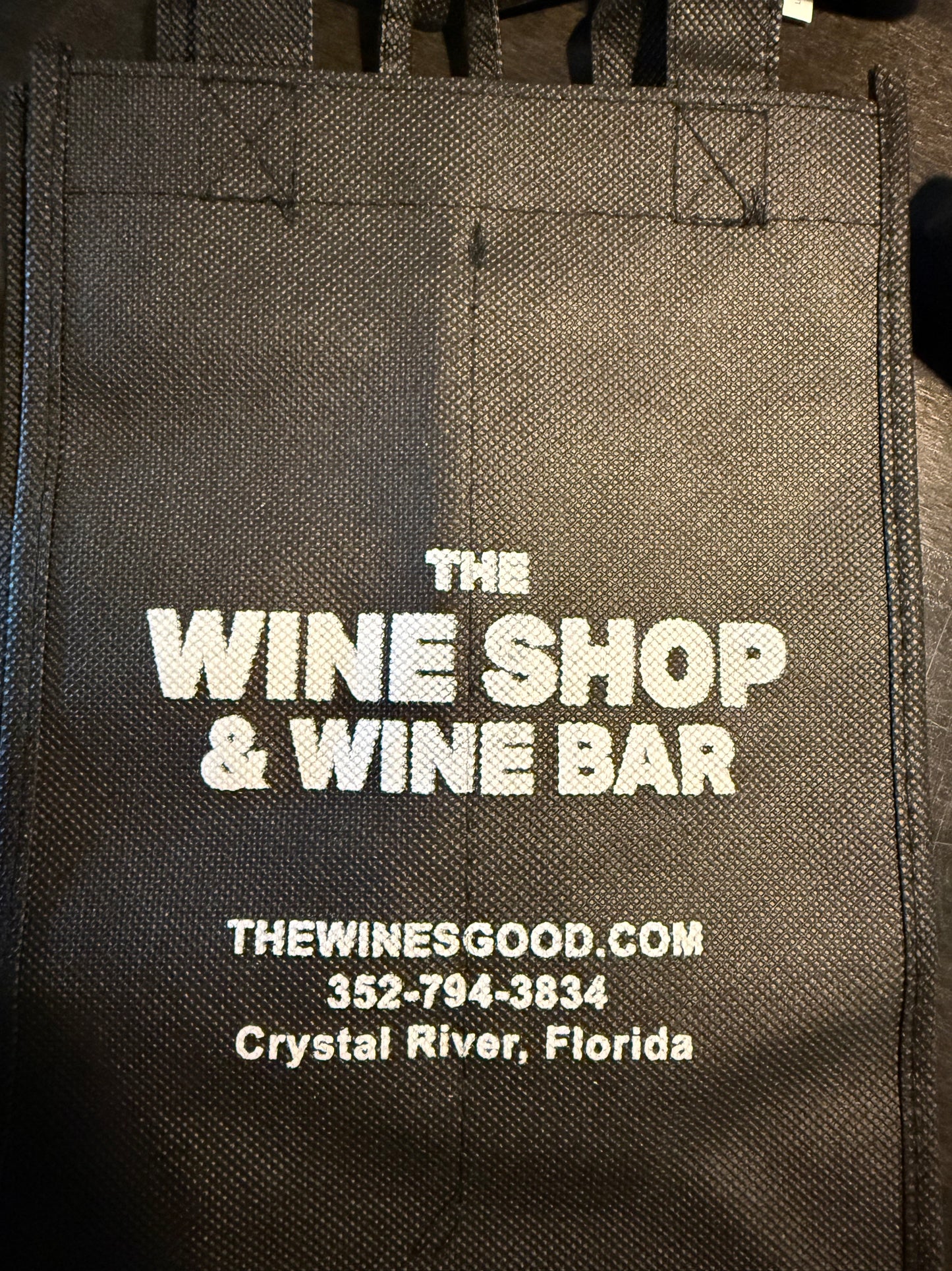 Wine Shop Four Bottle Bag