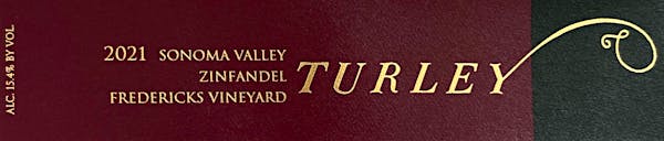 Turley Fredericks Zinfandel 2021 image 0