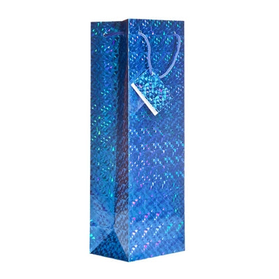 Bolsa de regalo una botella Holograma azul
